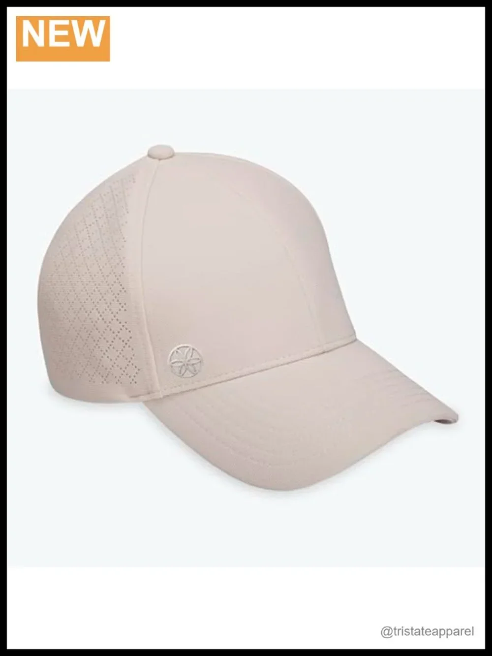 Breathable Baseball Cap with Laser-Cut Ventilation, Adjustable Strap,